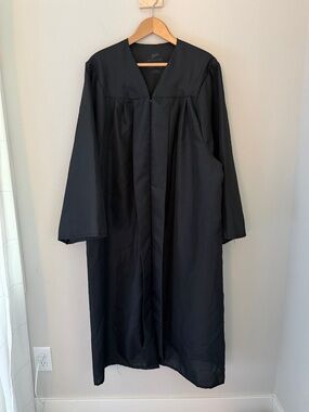 Jostens Black Academic Gown 5’7 to 5’9